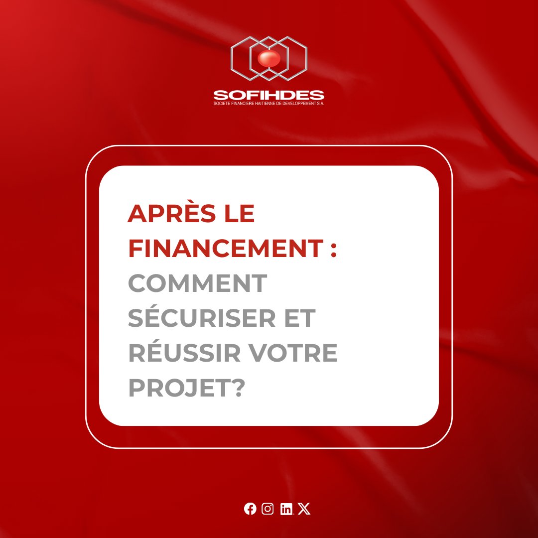 sofihdesht's tweet photo. 1/2
Après le financement : comment sécuriser et réussir votre projet?

#sofihdesht #financement #projet #entrepreneur https://t.co/PfxBqTo518