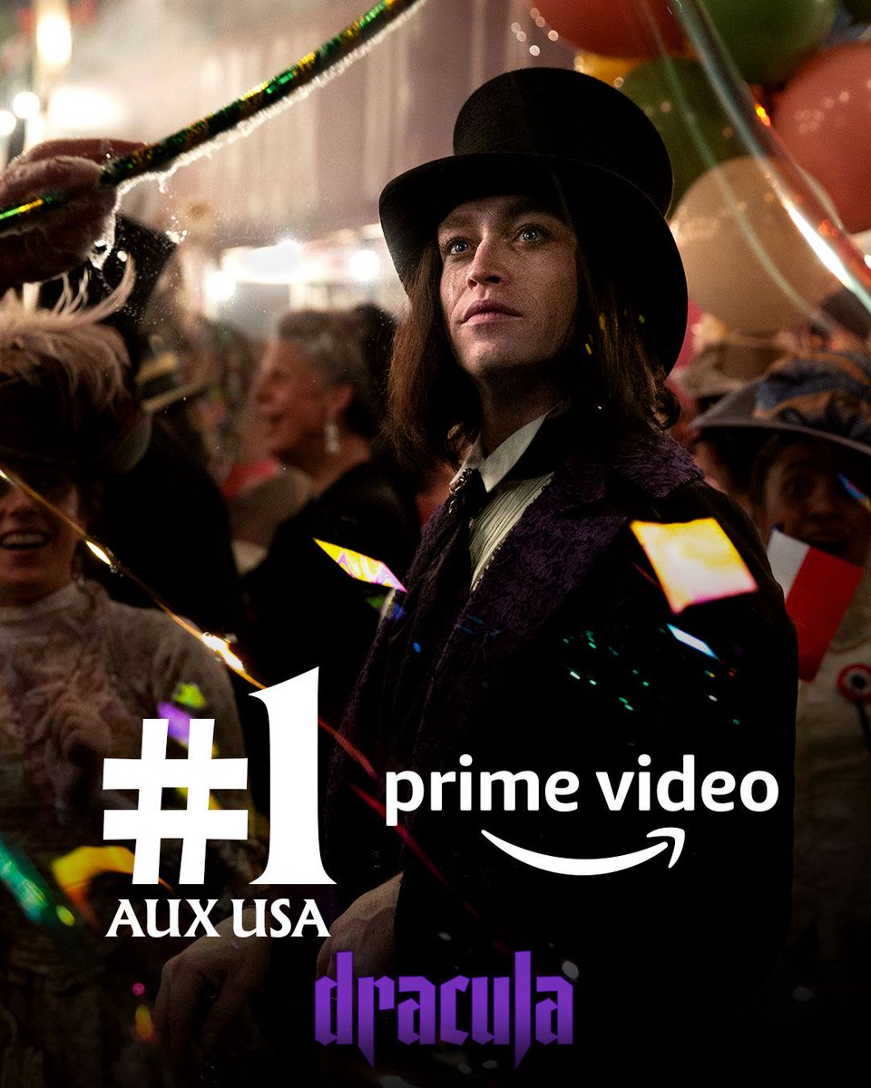 EuropaCorp's tweet photo. DRACULA est #1 sur Amazon Prime Video pour sa sortie en VOD aux US ! 💥 💥 @lucbesson https://t.co/f4XyieFyP7