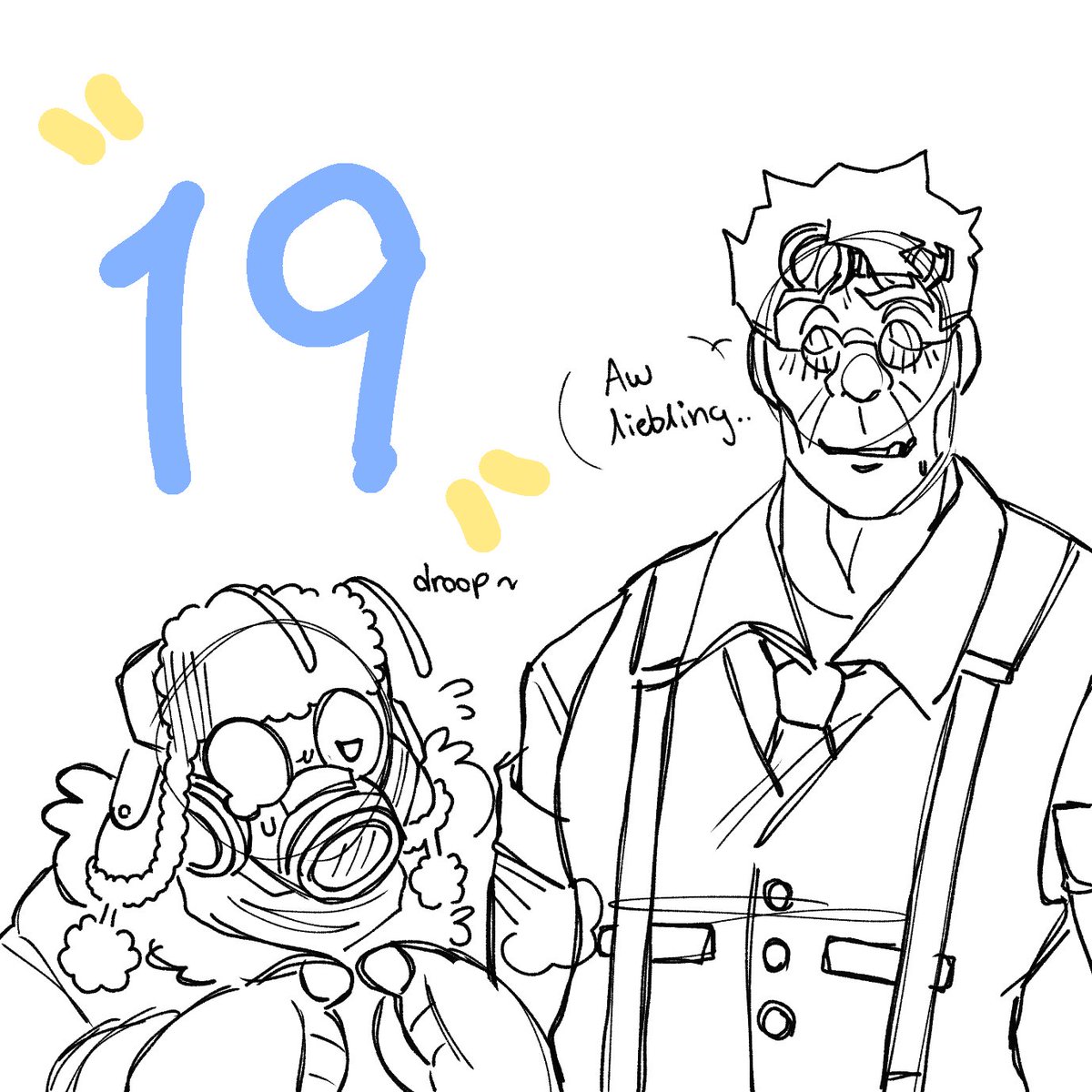 Mitso11N's tweet photo. I'm 19 now I guess?? Help?? 💀

#teamfortress2oc 
#teamfortress2
#medicoc
#pyrooc https://t.co/r3AycpEKhD