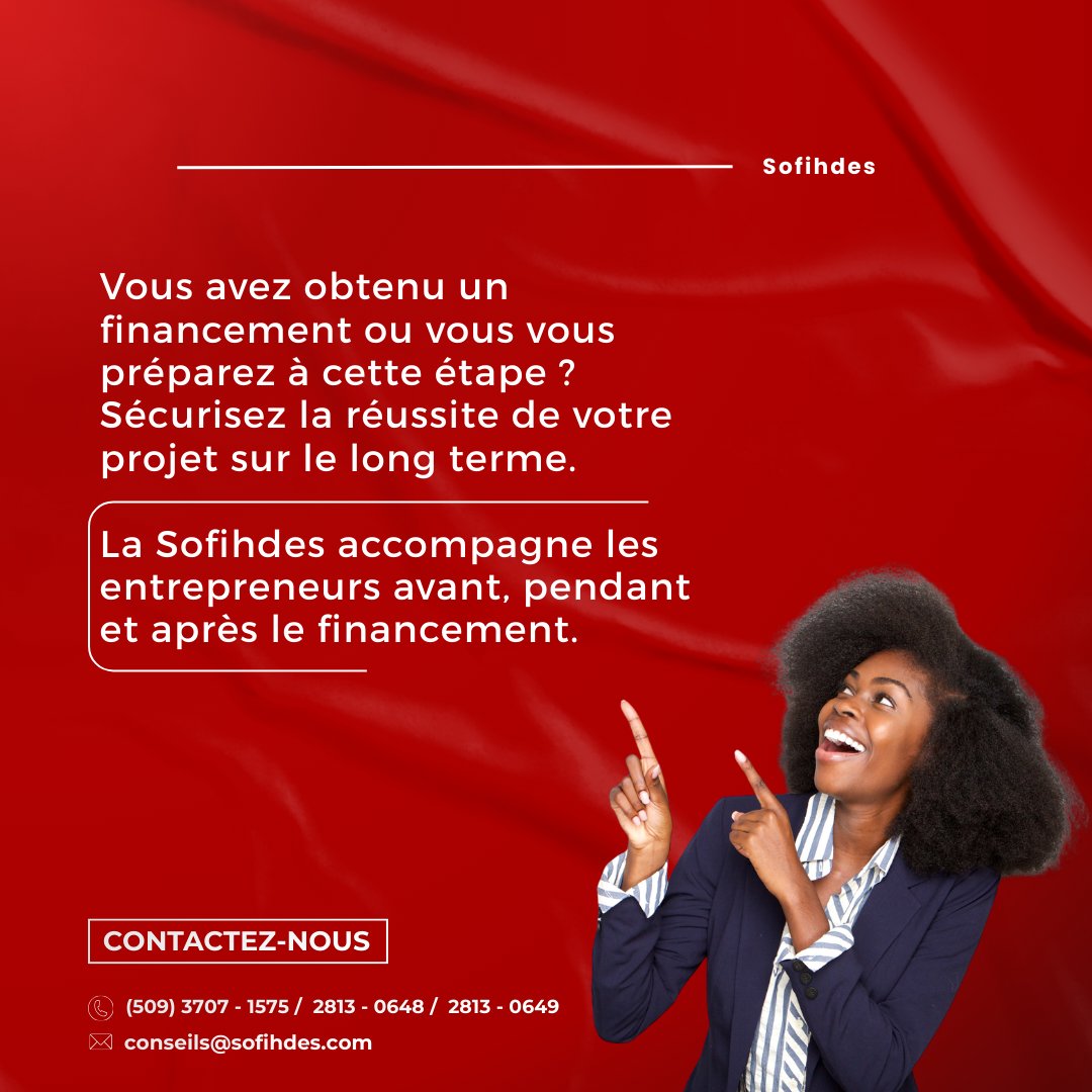 sofihdesht's tweet photo. 2/2
Après le financement : comment sécuriser et réussir votre projet?

#sofihdesht #financement #projet #entrepreneur https://t.co/A9EBHzIPWw