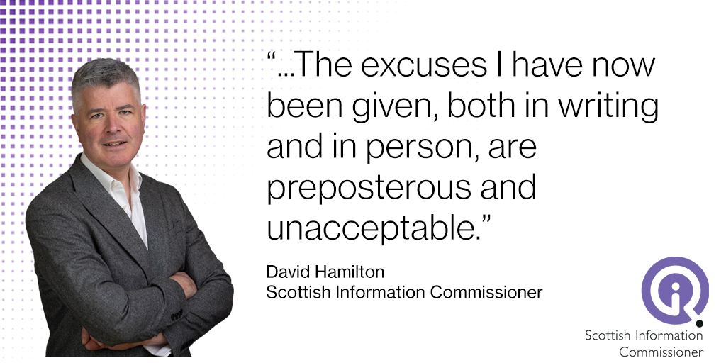 Scottish Information Commissioner tweet media