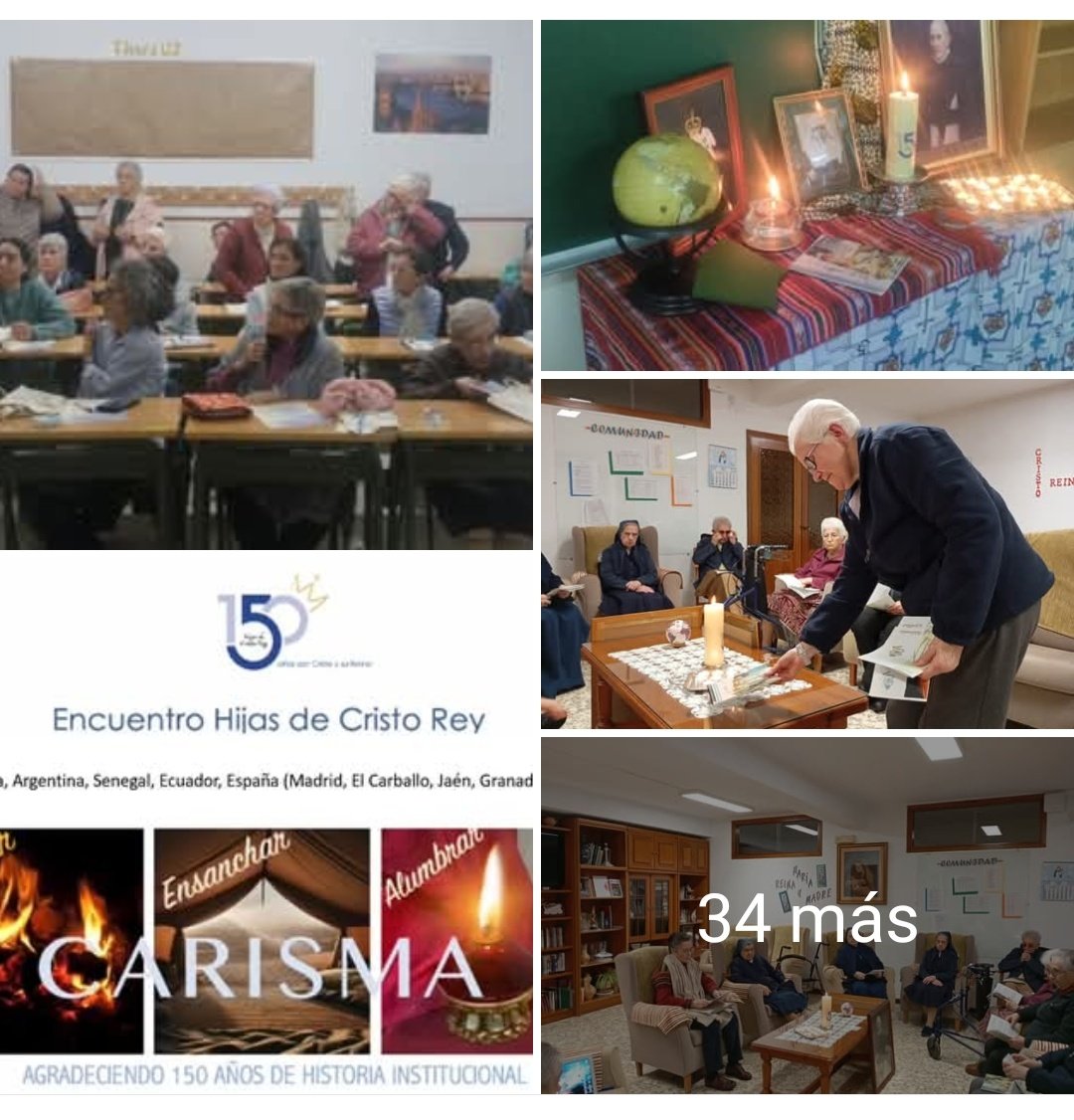 Encuentros formativos en torno a los 150 años de fundación del Instituto de Hijas de Cristo Rey.
"Un carisma vivo, abierto y llamado a dar vida y esperanza"
hijascristorey.com/encuentros-for…