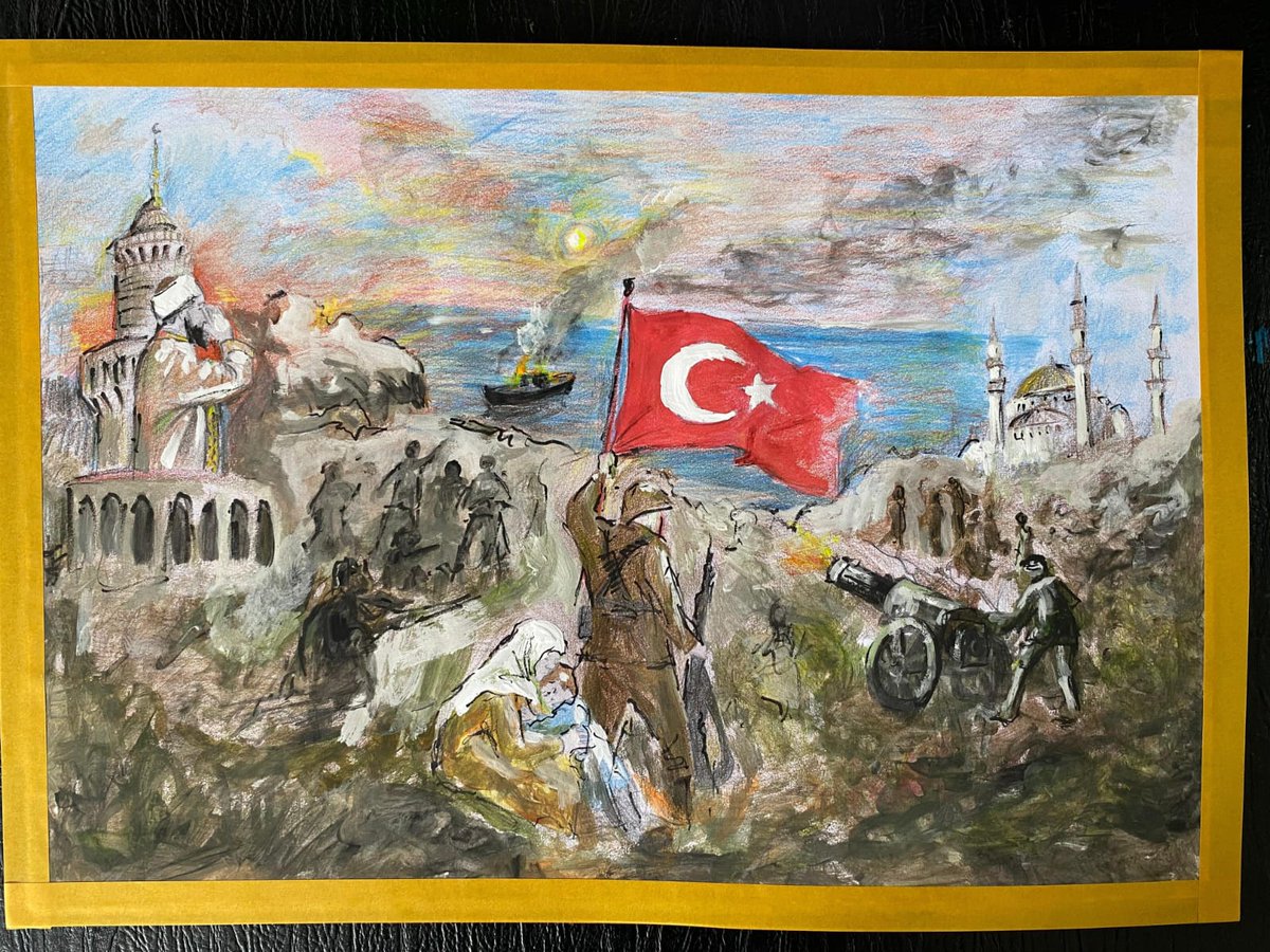 kiziltepemem47's tweet photo. Çanakkale Zaferi’nin 111. Yıl Dönümü ve Şehitleri Anma Günü münasebetiyle düzenlenen resim yarışmasında, Yumurcak Ortaokulu öğrencimiz Filiz Meva Memiş, Türkiye 1.’si olarak bizleri gururlandırmıştır.

İlçemize bu anlamlı birinciliği getiren öğrencimizi tebrik ediyor, başarılarının devamını diliyoruz. Bu süreçte büyük emek veren okul idaremize ve kıymetli öğretmenlerimize teşekkür ederiz. 👏

@tcmeb 
@Yusuf__Tekin 
@tuncay_akkoyun 
@KiziltepeKymlk 
@ali_eyyupkoca 
@akadirgms