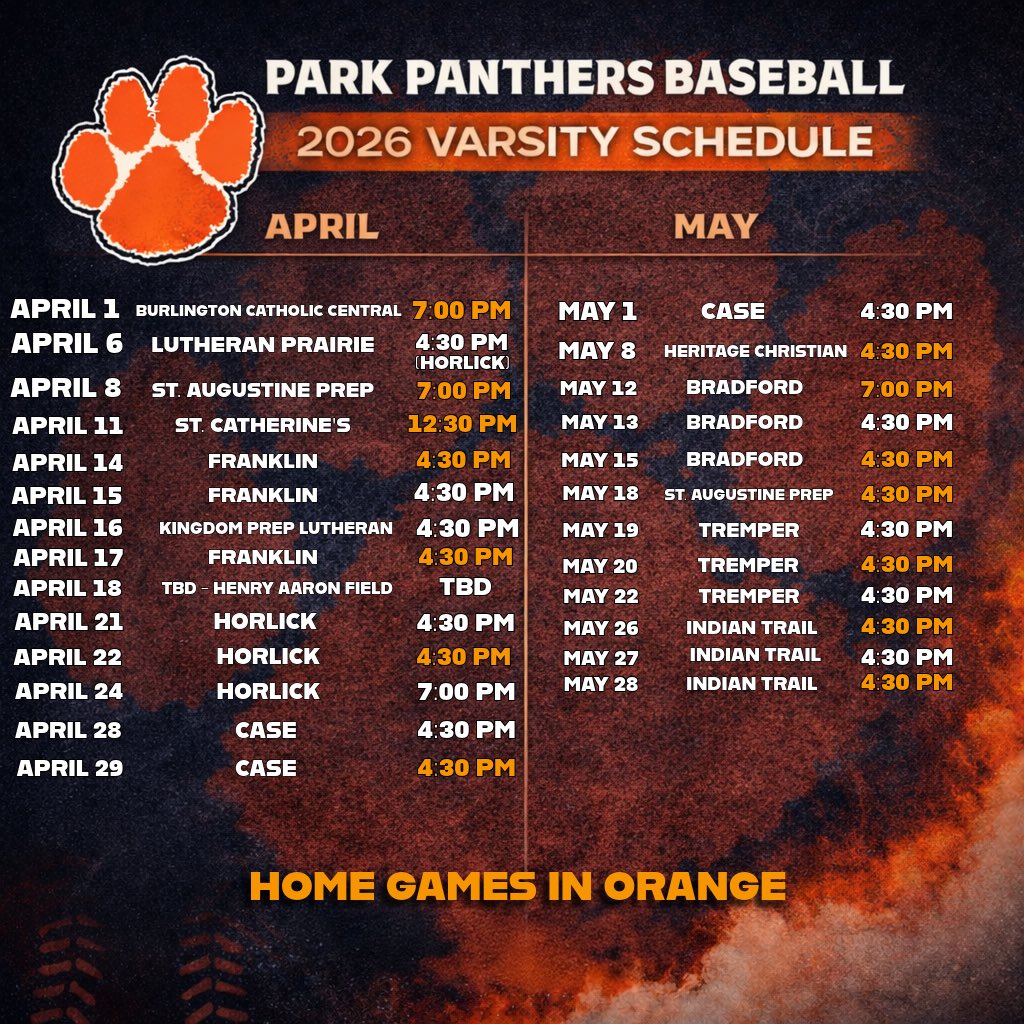 Racine Park Baseball tweet media