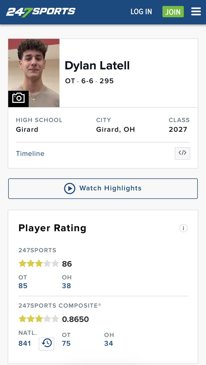 Dylan Latell 27’ 3⭐️ OT tweet media