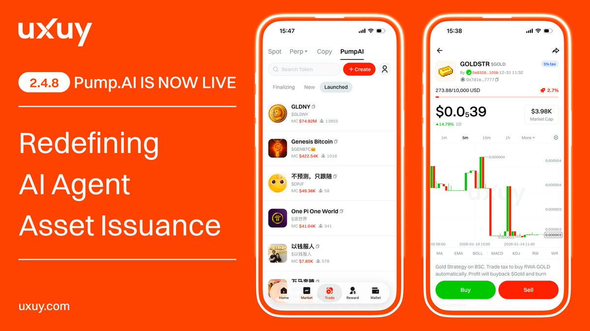 UXUY｜Invest the World with AI+Stablecoin tweet media