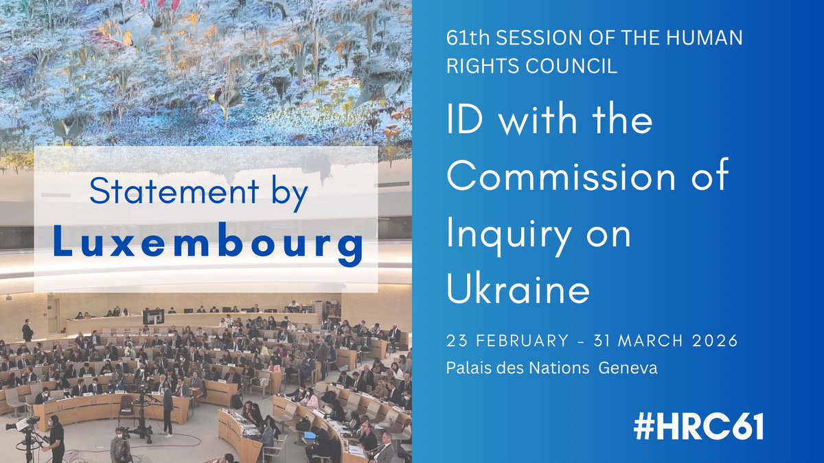 Luxembourg Mission in Geneva🇱🇺🇺🇳 tweet media
