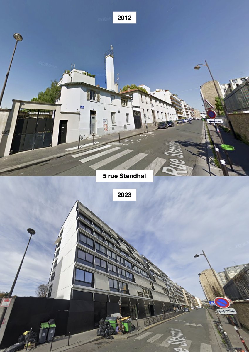 giorgio36000038's tweet photo. Densification du quartier du Père-Lachaise, Paris 20ᵉ :

➡️2015, démolition totale d’un ensemble de bâtiments érigés en 1896.  

➡️2017, construction de 34 logements sociaux, d’un centre d’hébergement d’urgence et d’une crèche par l’agence Studio Muoto au profit de la RIVP. https://t.co/4iZ9fupzWL