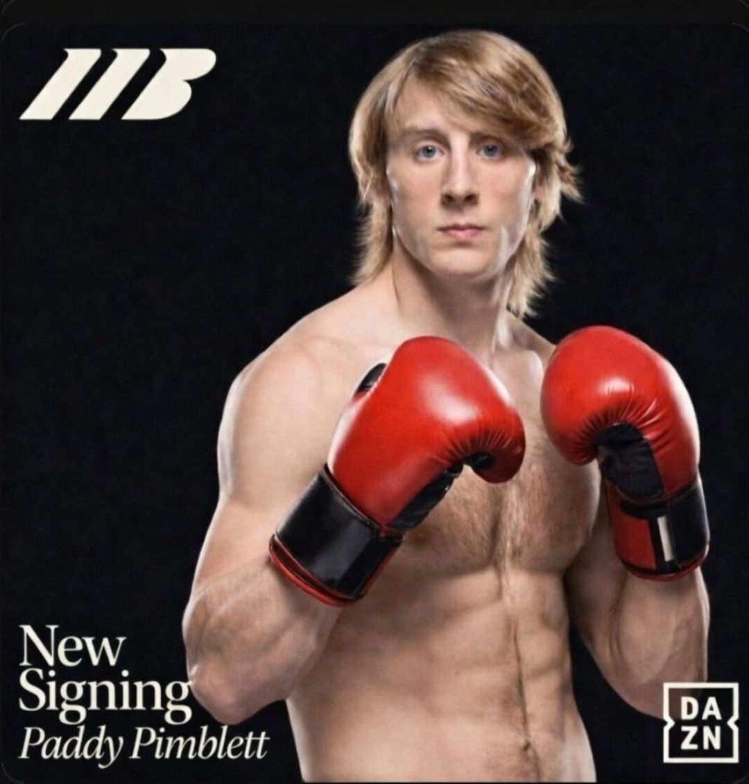 HomeofboxingUK's tweet image. SIGNED ✍️

Paddy Pimblett joins the Matchroom 🤯

The Baddy is here. 🥊
Paddy Pimblett x Matchroom Boxing 🔥”

#PaddyTheBaddy #PaddyPimblett #Matchroom #Boxing