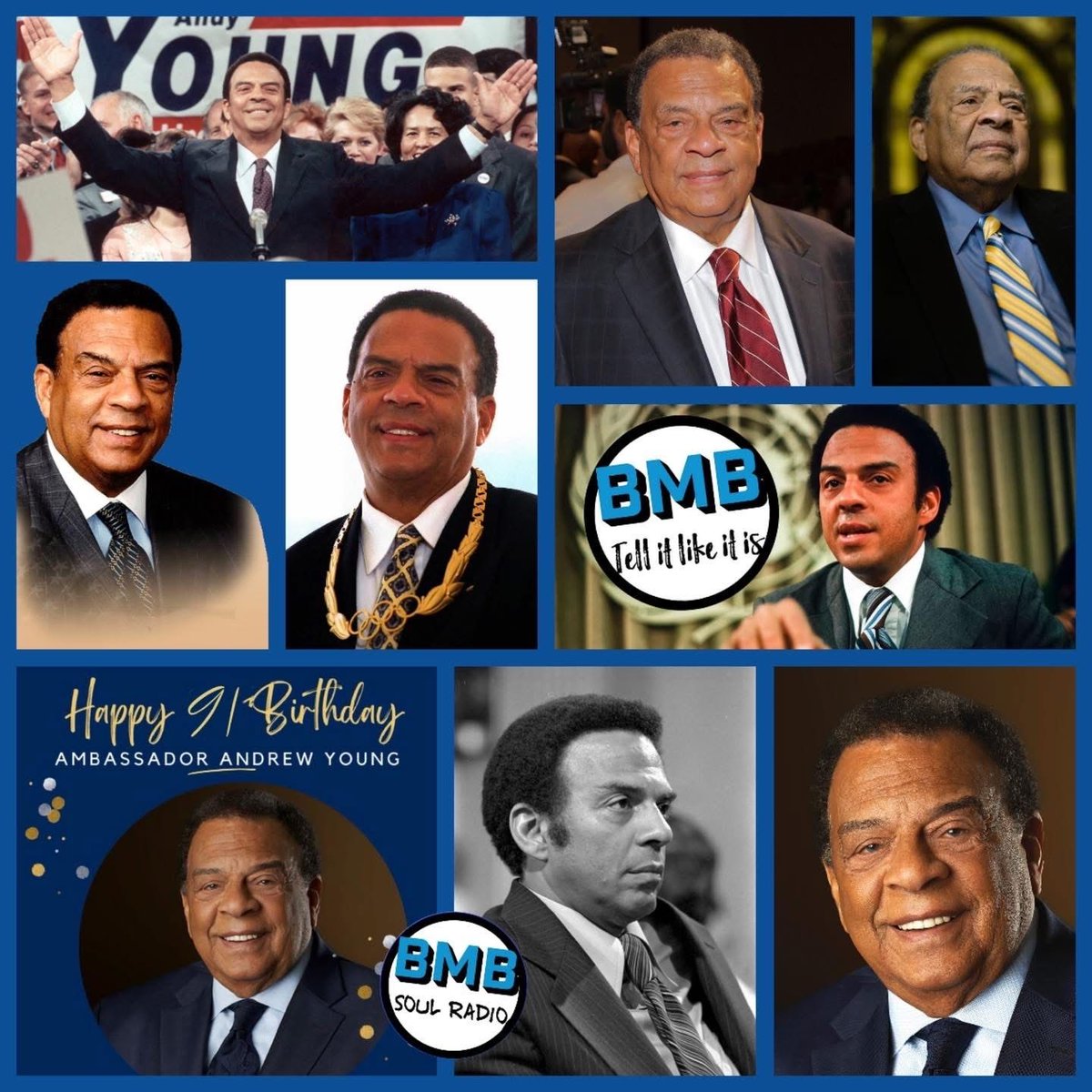 Bmbempower's tweet image. 🎁🎉🎂🎈🥳 Happy Birthday Andrew Young! He Is 94 Today! 
#HappyBirthday #AndrewYoung #Mayor #Georgia #Congressman #CivilRights #Ambassador #SCLC #Atlanta