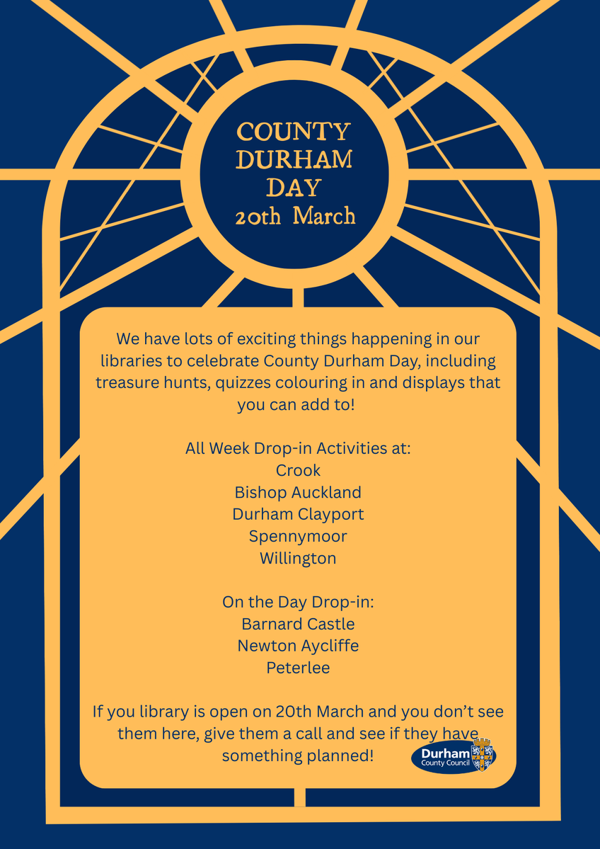 County Durham Libraries tweet media