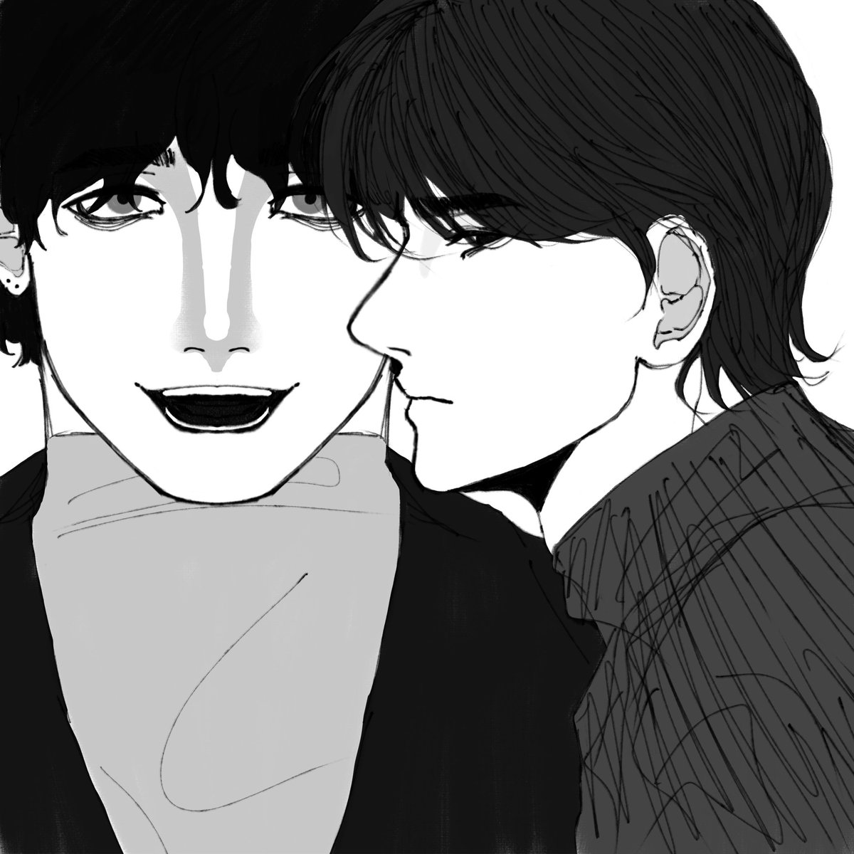 B79407058's tweet photo. 밋밋하길래 하나 더 대충 그려넣은 것도••• https://t.co/ftSC95Wl1w