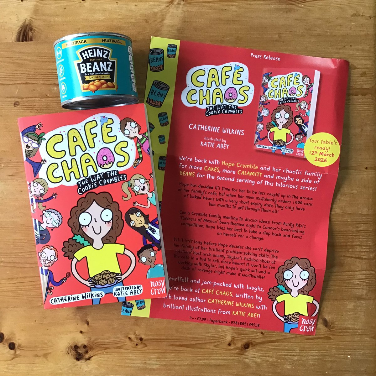 jacquiS21's tweet photo. The first in the Café Chaos series was enormous fun so I’m delighted to have been sent a copy of Book 2, The Way the Cookie Crumbles, by @CatieWilkins, illustrated by Katie Abey.

Out now for 9+ readers from @NosyCrow https://t.co/Ksz8WQhhVE