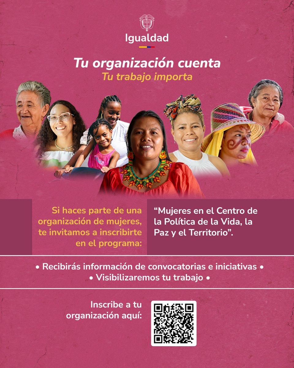 Ministerio de Igualdad y Equidad de Colombia tweet media