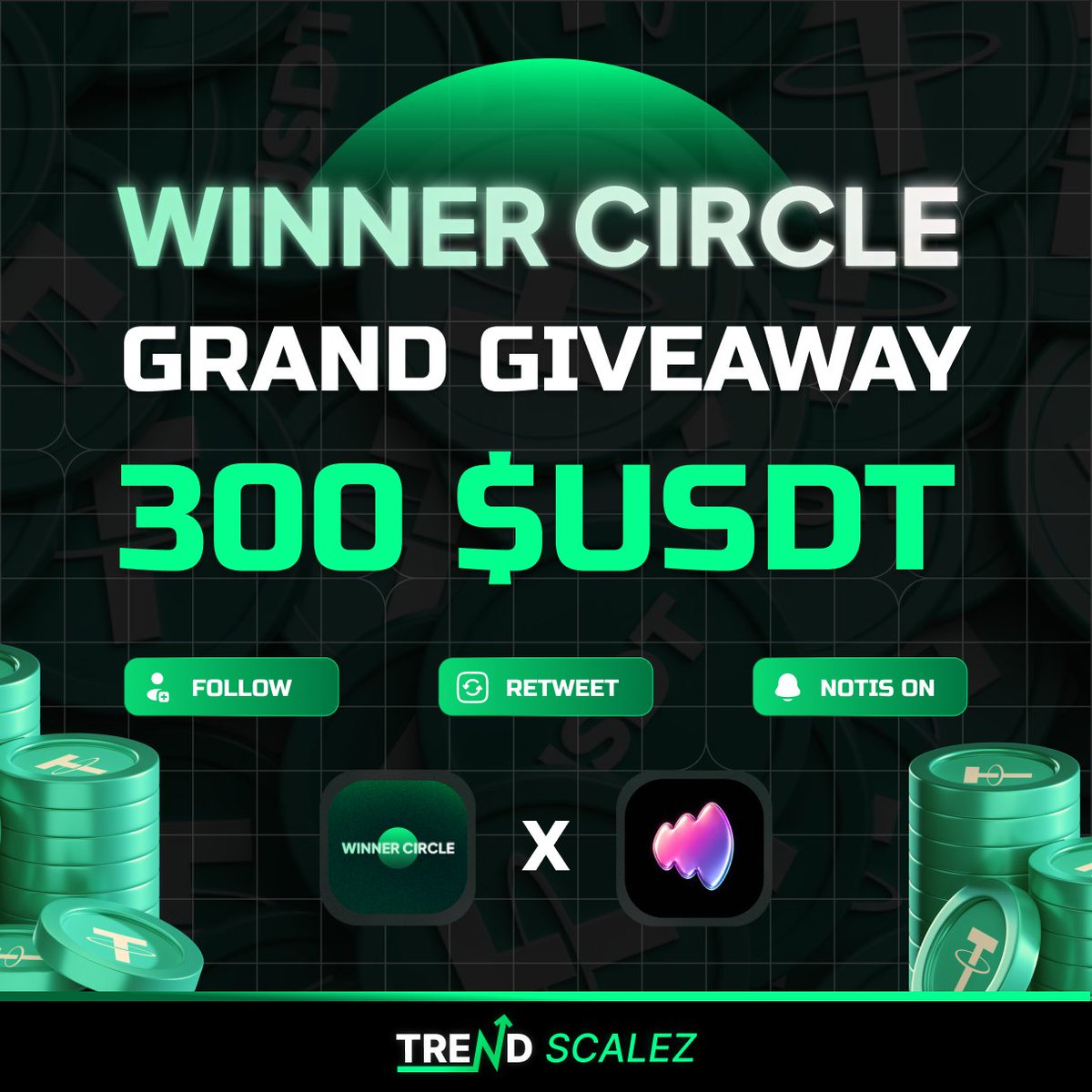GRAND WINNER CIRCLE GIVEAWAY 🟢

Join the Winner Circle Community &amp; Follow <a href="/voicehavefun/">VOICE (opinion arc)</a> 👈

Like, Repost, Comment &amp; Tag 3 Friends 👈

Bonus tip: max engage with Voice ✅

👉 300$ Total Prize / 6 Winners / 50 $USDT each.

👉 Winners will be announced on March 22nd.