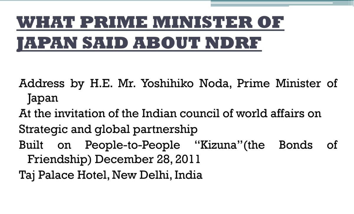 alokavasthy's tweet photo. @PMOIndia @MINISTRYOFHOME2 @crpfindia @AmitShah @IndianEmbTokyo @JapaninIndia @Japanfoundation @meaindia1 @NDRFHQ Then Prime Minister of Japan H.E. Mr Yoshihiko Noda , during his visit to India appreciated me and my team's work. https://t.co/0I8T4pcY6Z