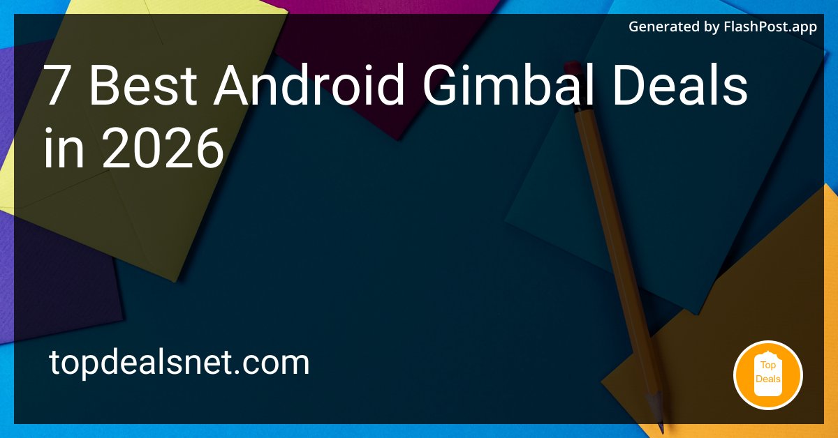 JordanKEurope's tweet photo. Ready to make your videos as smooth as a cat on a Roomba? Check out these epic 2026 Android gimbal deals. Did I just solve your filming woes? 📱
Source: https://t.co/JHcxU3WivD
#TechTrends #TechForCreatives #TradingDeals #MobileFilmmaking #deals #gimbal https://t.co/xEvnfkUMAy