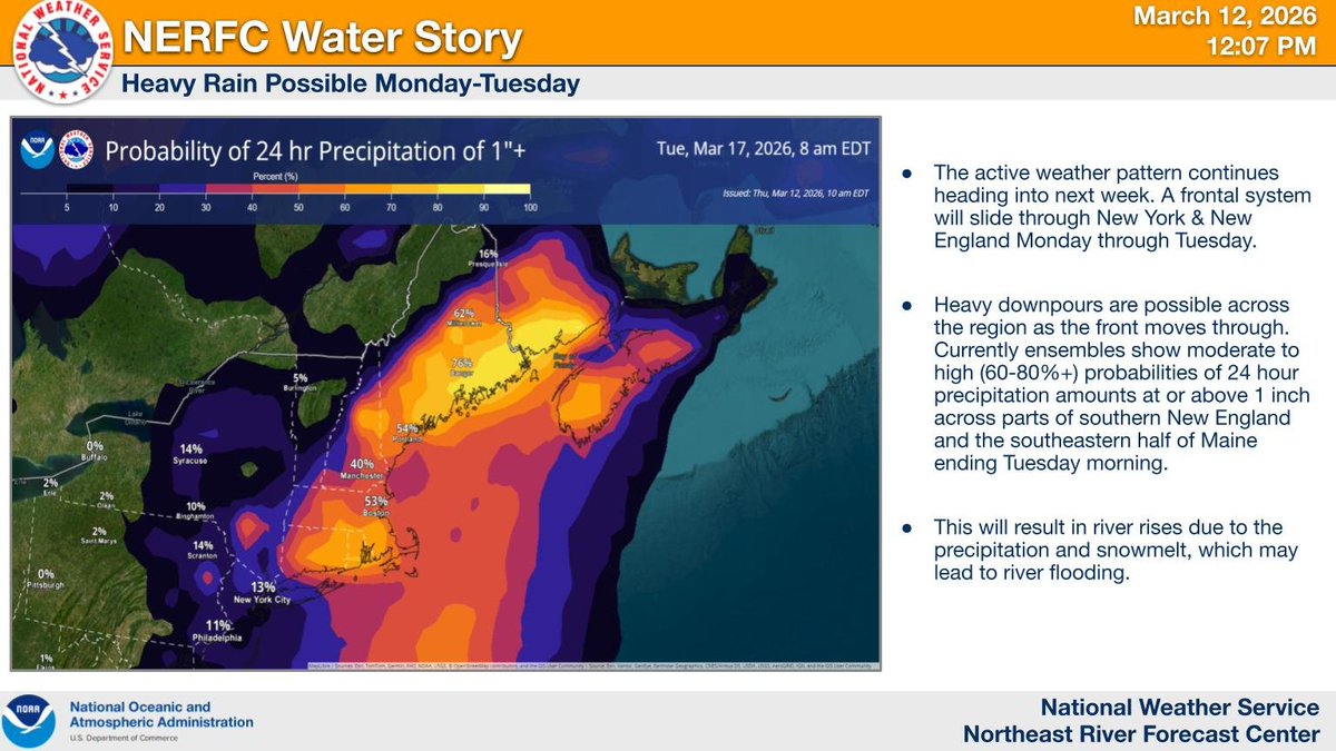 The active weather pattern continues as we head into next week. A ...