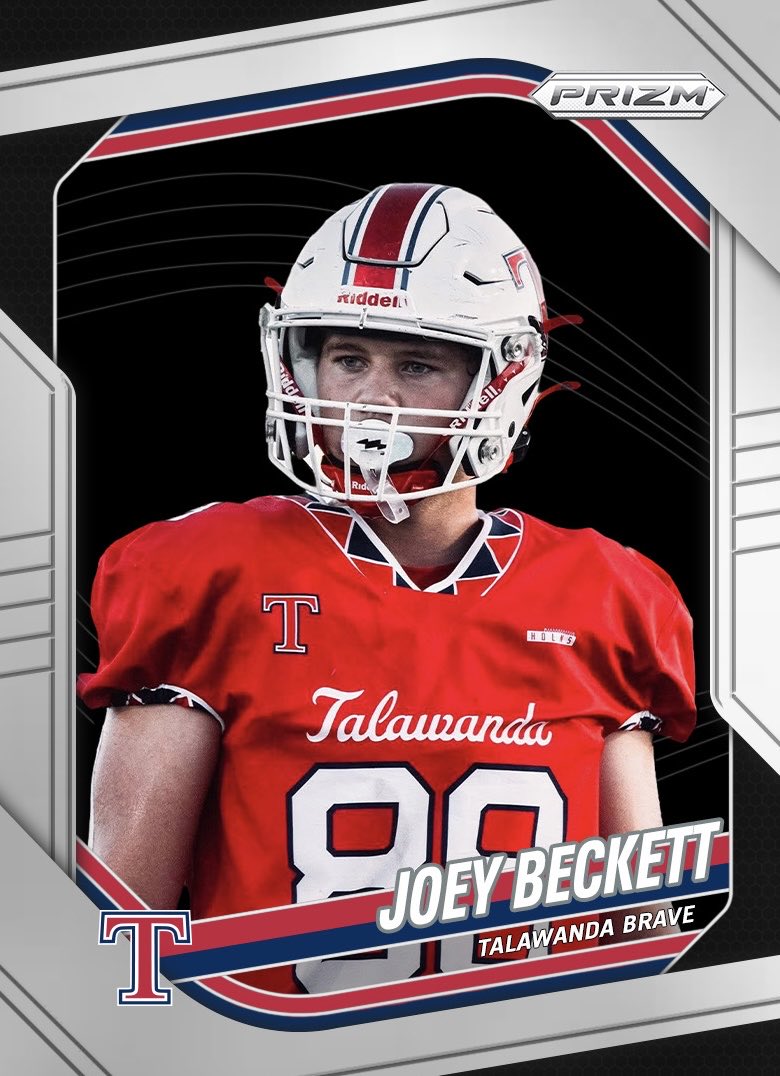 TalawandaFB's tweet photo. Player Sporlight: 2027 Tight End/WR Joey Beckett https://t.co/Sh6aB0Aauf