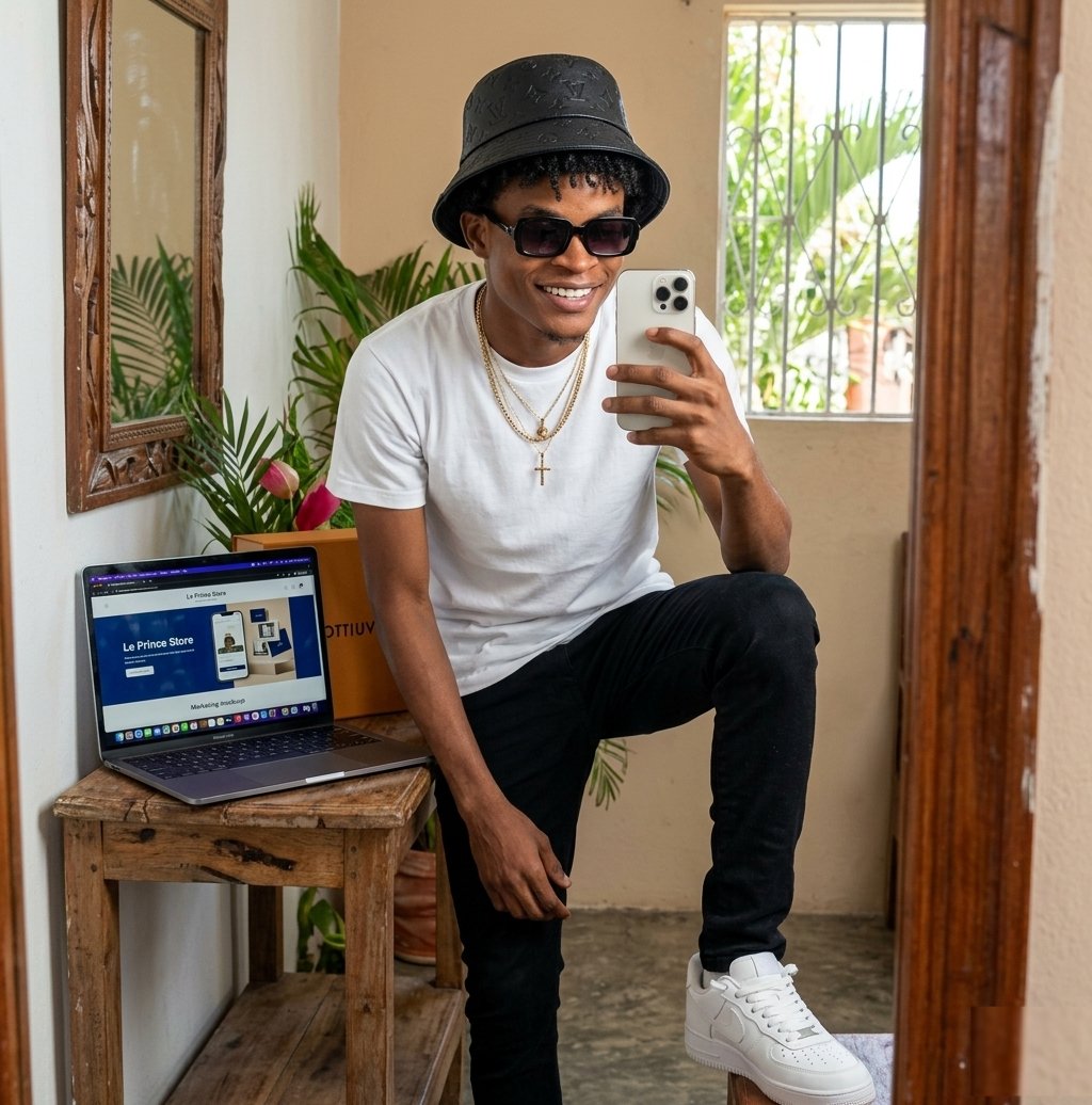 prince_maxandre's tweet photo. Hello people ! 🇭🇹🌍✌🏽

Pandan nap prepare sit "Le Prînce Store" la pou nou. Nap fè w konnen ou ka kòmanse plase kòmand ou yo pou "nouvelle collection" sa yo nan nimewo sa : +50942642201 

 Avèk "Le Prînce Store", ou pa ka pa klere...🙏🏾👑🤍💫🕶👟👞🧦👕👔👖🇭🇹🦅⌛ #LePrinceStore https://t.co/Q68DRQeH5U