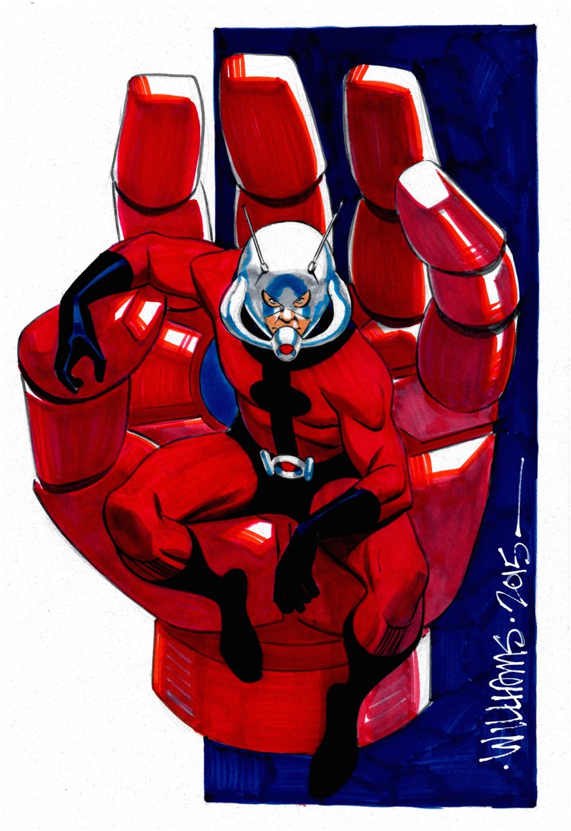 dwamsart's tweet image. 2015 #Marvel's #Antman convention commission

#Copic markers