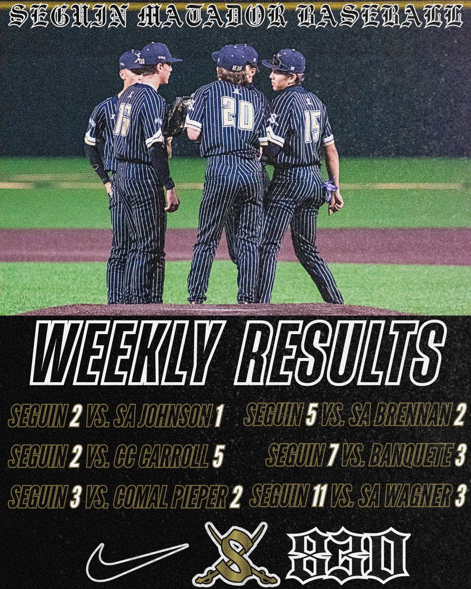 ⚔️Seguin Baseball ⚔️ tweet media