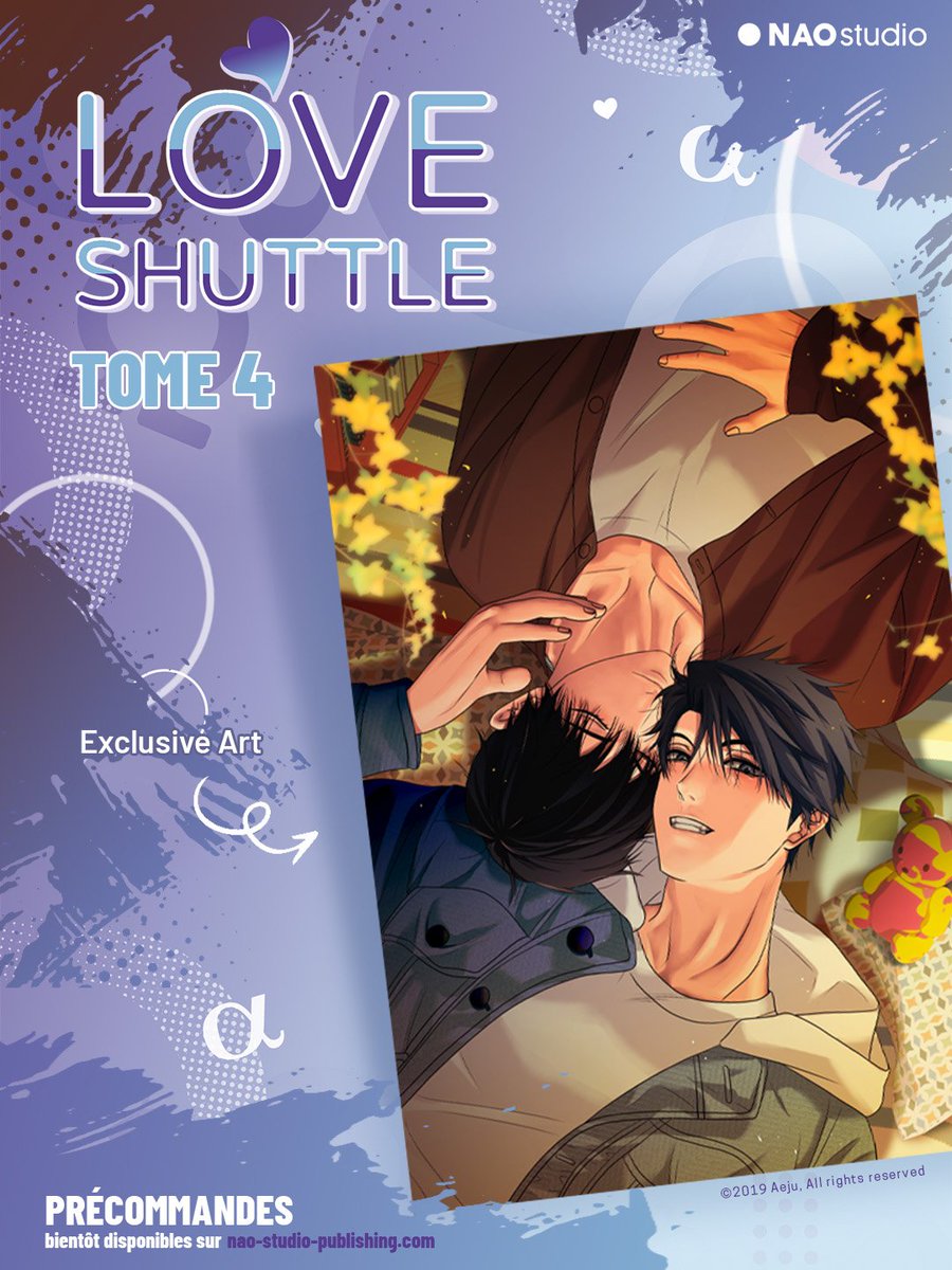 blAddictbyNao's tweet photo. 🎊LOVE SHUTTLE TOME 4 ARRIVE🎊

La tension monte… et les sentiments aussi.

Le tome 4 de Love Shuttle arrive enfin, chaud comme la braise, avec son lot de moments intenses, de regards impossibles à ignorer et d’émotions qui frappent en plein cœur.

Entre attirance, doutes et vérités difficiles à fuir… jusqu’où iront-ils, cette fois ? 👀

Disponible en précommande dès le 15 mars 2026 ! 

💖 Édition incontournable pour les fans d’omégaverse !

👉 Prêt·e à replonger dans l’histoire ?

#LoveShuttle #Manhwa #BoysLove #BL #omegaverse #naostudiopublishing 

Thanks to Aeju-nim for this beautyfull cover. @hhsis2 💖
