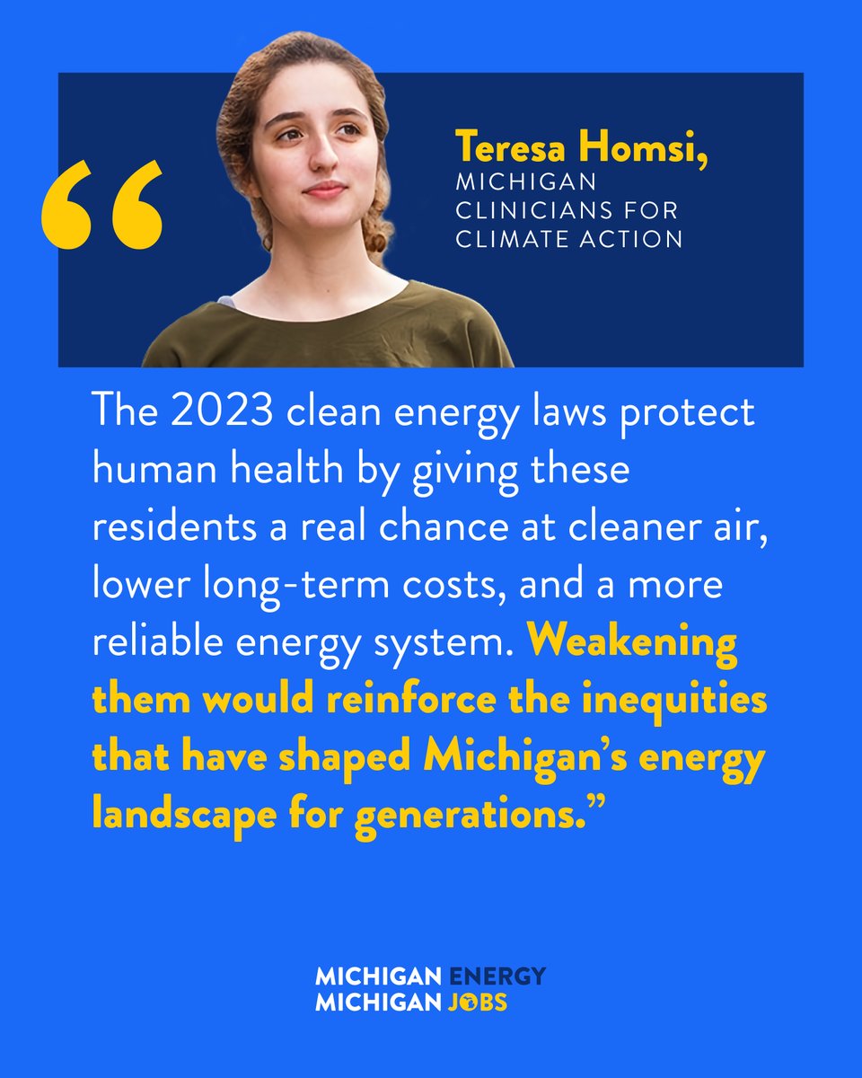 Michigan Clinicians for Climate Action (MiCCA) tweet media