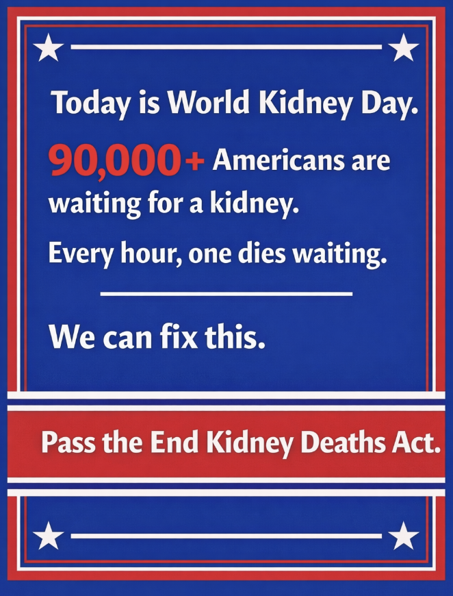 End Kidney Deaths Act tweet media