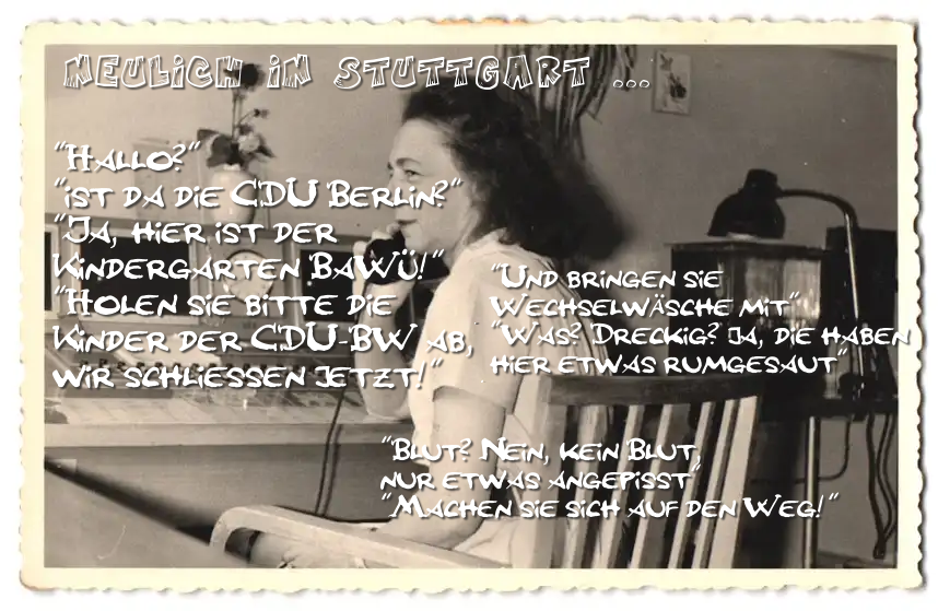 GrueneMission's tweet image. Neulich in Stuttgart #Kindergarten