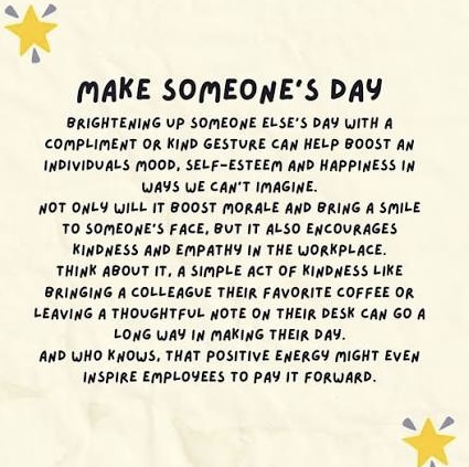 KindnessChamps's tweet photo. "There are two ways of spreading light: to be the candle or the mirror that reflects it." Edith Wharton

Hey light spreading people🥰

A smile, compliment, and kind word are great ways to brighten someone's day🌟

Wahoo let's go🥳

Thanks Unknown &amp; #skipprichard.com😊
#bekind❤️ https://t.co/2P8LAkXezI