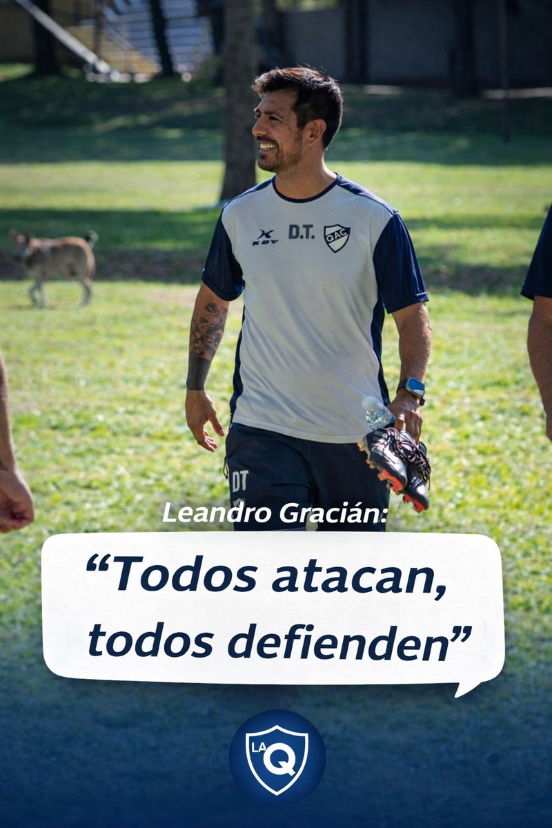⚽️ Primeras declaraciones de Leandro Gracián como DT de Quilmes:

“Buscamos impactar en el orden y que los jugadores se sientan cómodos”.