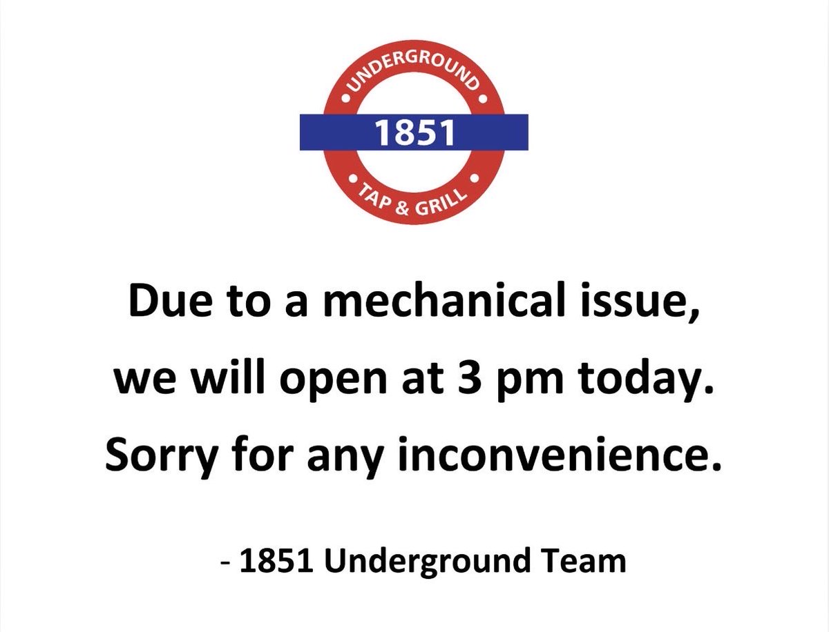 1851 Underground Tap & Grill tweet media