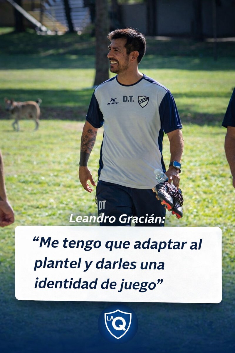 ⚽️ Otra definición de Leandro Gracián en sus primeras horas como DT de Quilmes.
