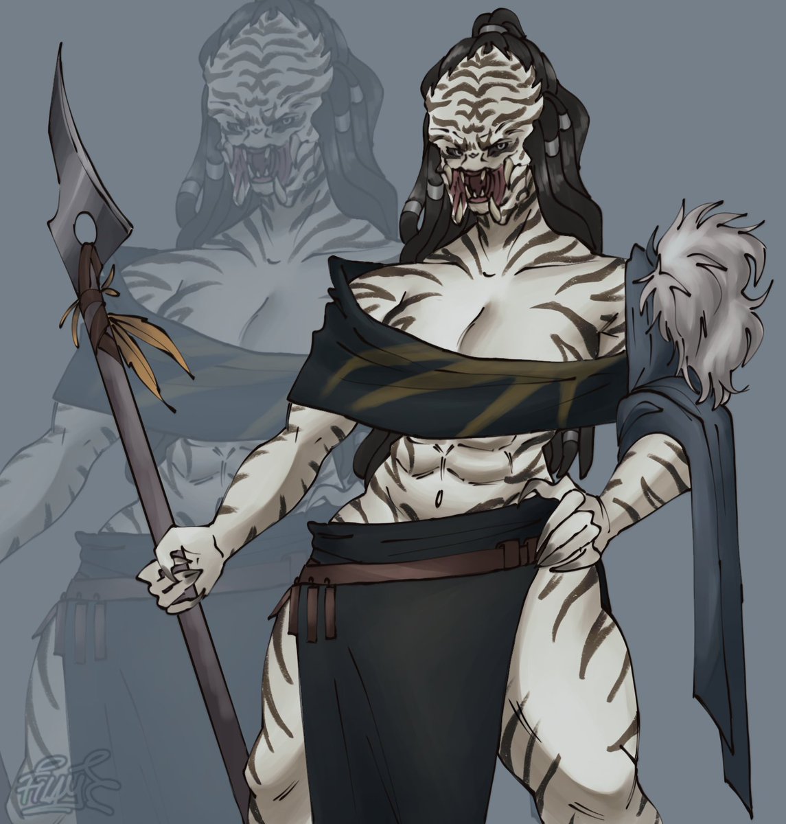 FILAAZY's tweet photo. wink wink , another vgen commission ;33 lovely lovely lady yautja 
#Vgen #Vgencomm #yautja https://t.co/ujP9F5padP