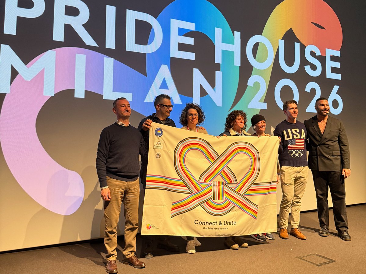 CompeteProud's tweet photo. 🌈 Pride House Milan 2026: Visibility, Legacy and the Power of Sport

During #MilanoCortina2026, LGBTIQ+ Olympians, allies and organisations came together to advance inclusion in sport.

🔗 Read more 👉 https://t.co/AomHMdGlcM https://t.co/J5oWENp9yy