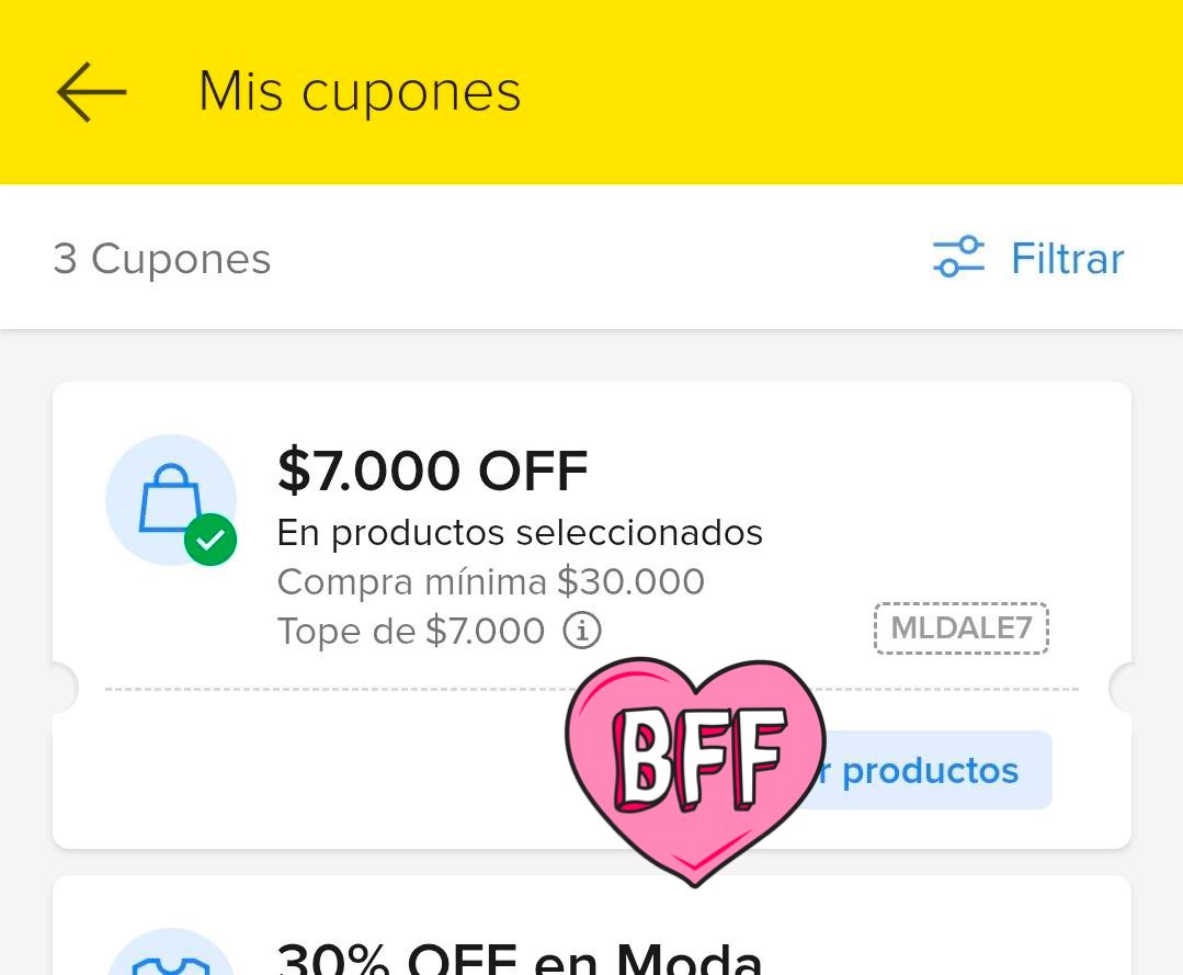🎟️ Cupón MercadoLibre 

MLDALE7
$7.000 

Ingrésalo acá :

mercadolibre.com/sec/2iLgo5V