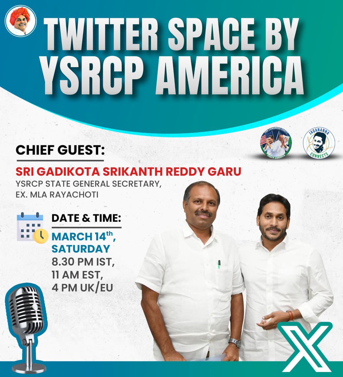 YSRCP America tweet media
