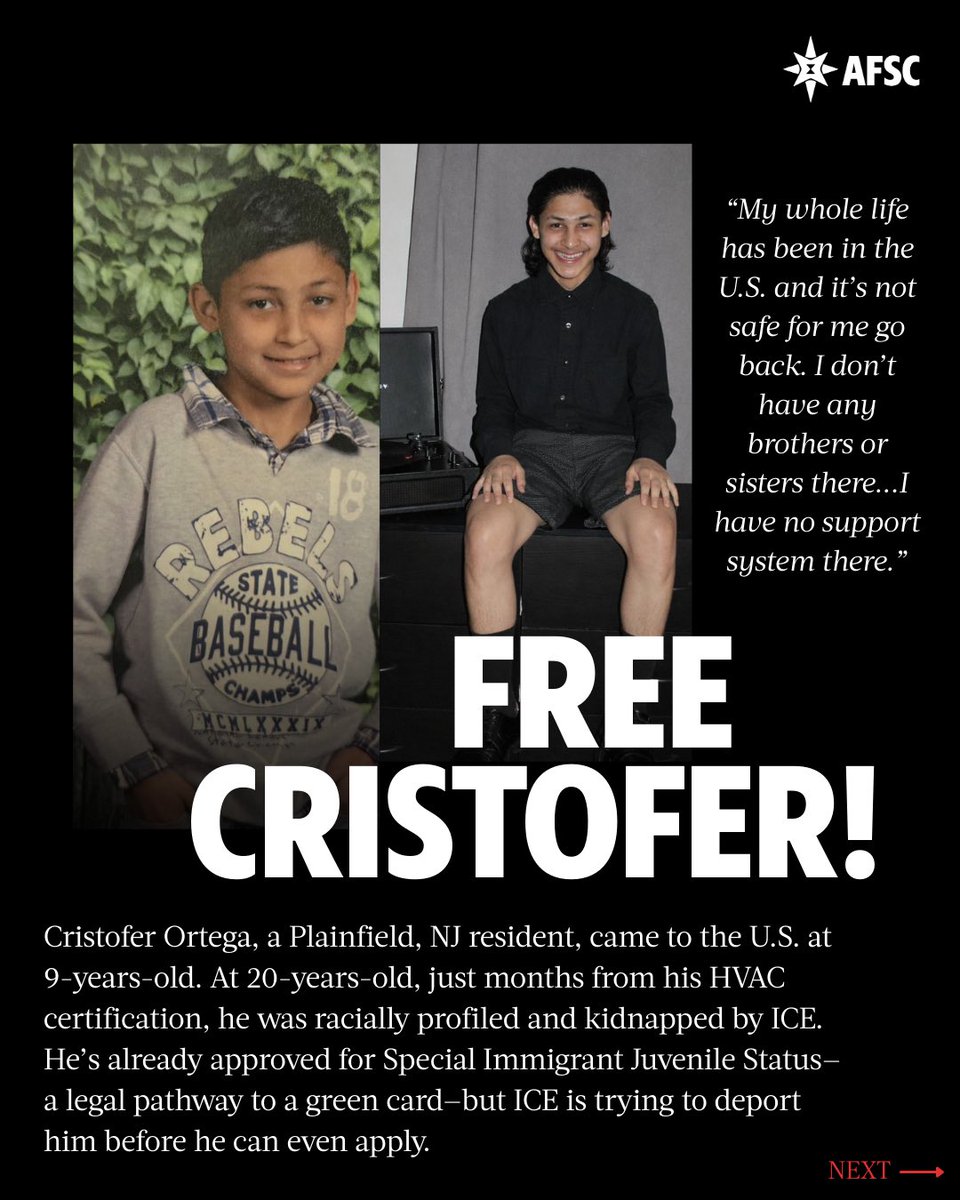 AFSC NJ - Immigrant Rights Program tweet media