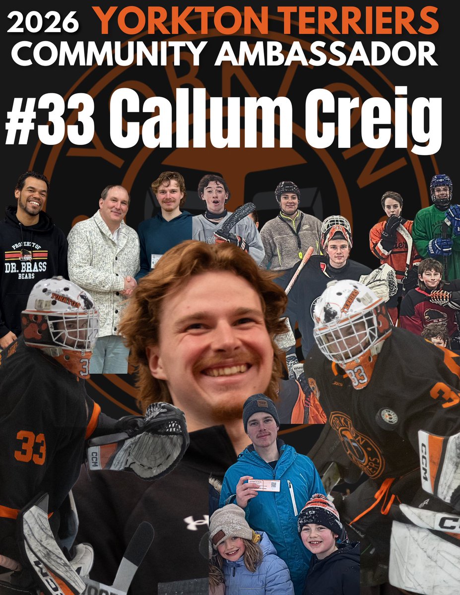 SJHLTerriers's tweet image. From mentoring young players to visiting schools &amp;amp; supporting local events, Callum Creig proudly represents what Terriers Nation is all about.
Now it’s time to back him.
Vote for Callum as the SJHL RBC Community Ambassador:
sjhl.ca/rbc-community-…
#YorktonTerriers #SJHL #RBC