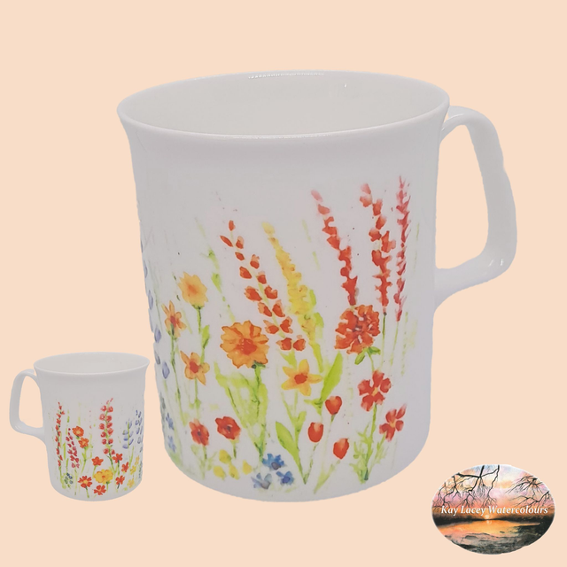 BoostersTbch's tweet photo. Dream of English Country Gardens whilst you enjoy a cuppa in this fine china mug by @kblacey 
#CGArtisans #mug #garden https://t.co/pOB4tNBokx