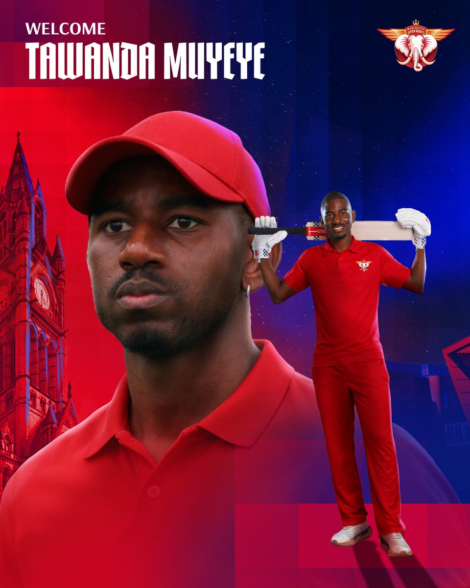 Welcome to Manchester, Tawanda Muyeye. ❤️

We're not sure bowlers are ready 👀⚡

#TheHundredAuction