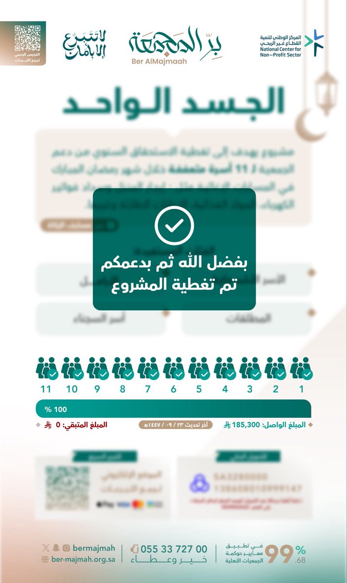 جمعية البر بالمجمعة tweet media