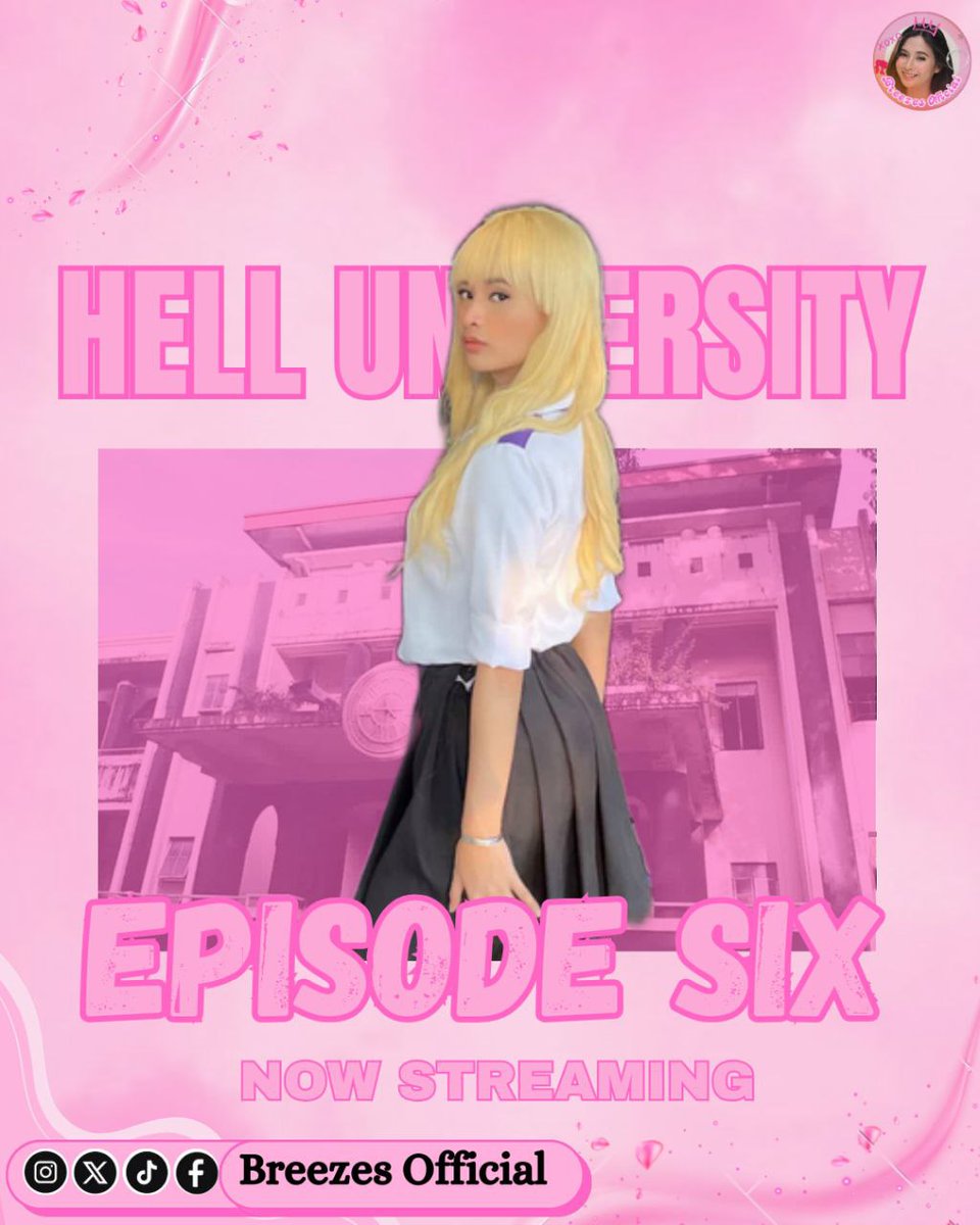 BreezesOfc's tweet photo. HELL U! Are you all Ready to witness the SLAPunishment?
well... HELL UNIVERSITY EPISODE 6 is now STREAMING only on VIVA ONE!❤️‍🔥

Let's make this episode trend and stream legally Y'ALL

- kindly support our Bree Barrameda to her journey as FRITZY SALDIVAR a.k.a  " gorgeous first" https://t.co/milp1Y6eTt
