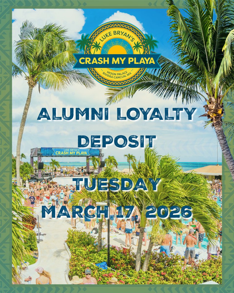 Crash My Playa tweet media