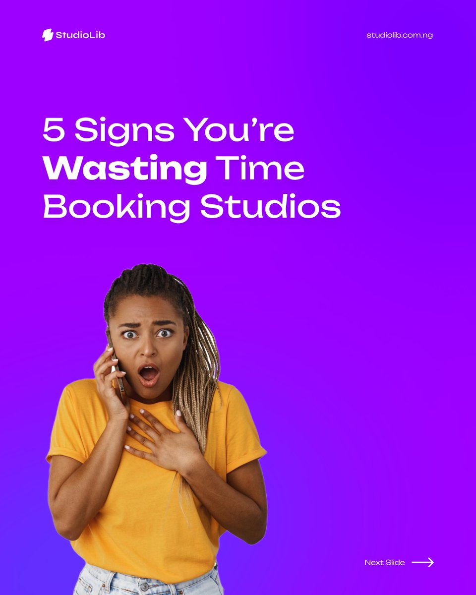 studiolib_'s tweet photo. still studio hunting? 🎧
 studiolib helps you discover and book the best studios in nigeria faster — saving you time and stress.
start your next session the easy way.
link in bio. 🚀

#studiolib #musicstudios #nigeriancreatives #studiosessions #africancreatives #musictech https://t.co/nN1sxHVbNb