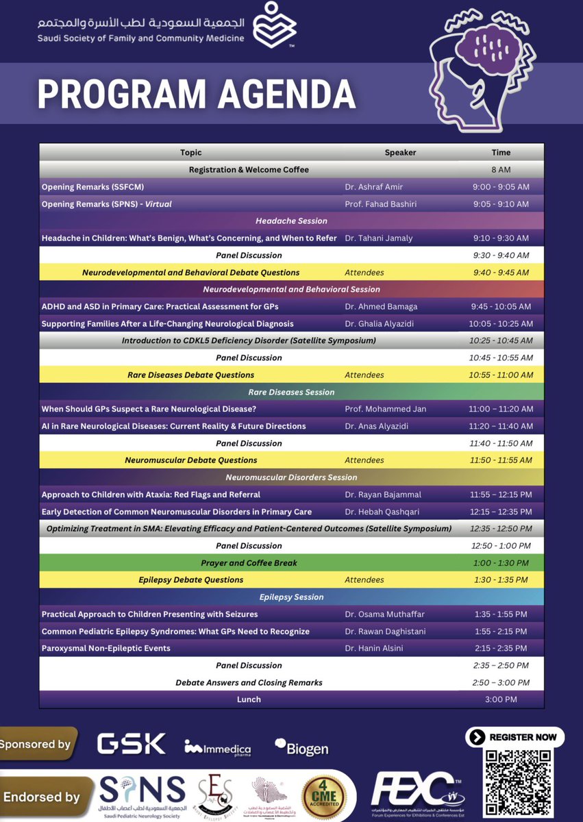 Ehub_Training's tweet photo. 🖥 Registration of

10 HOT TOPICS IN PEDIATRIC NEUROLOGY
FOR GENERAL PRACTITIONERS

🗓 March 28, 2026
⏰️ 09:00 AM – 03:00 PM
🖥️Only an online webinar is available
📜 Accredited Certificate
📄 CME 4 Hours
🔗 Registration Link:
https://t.co/MTq0bJchEJ…

https://t.co/BSJnH8XDCj https://t.co/H5HinQh4fs
