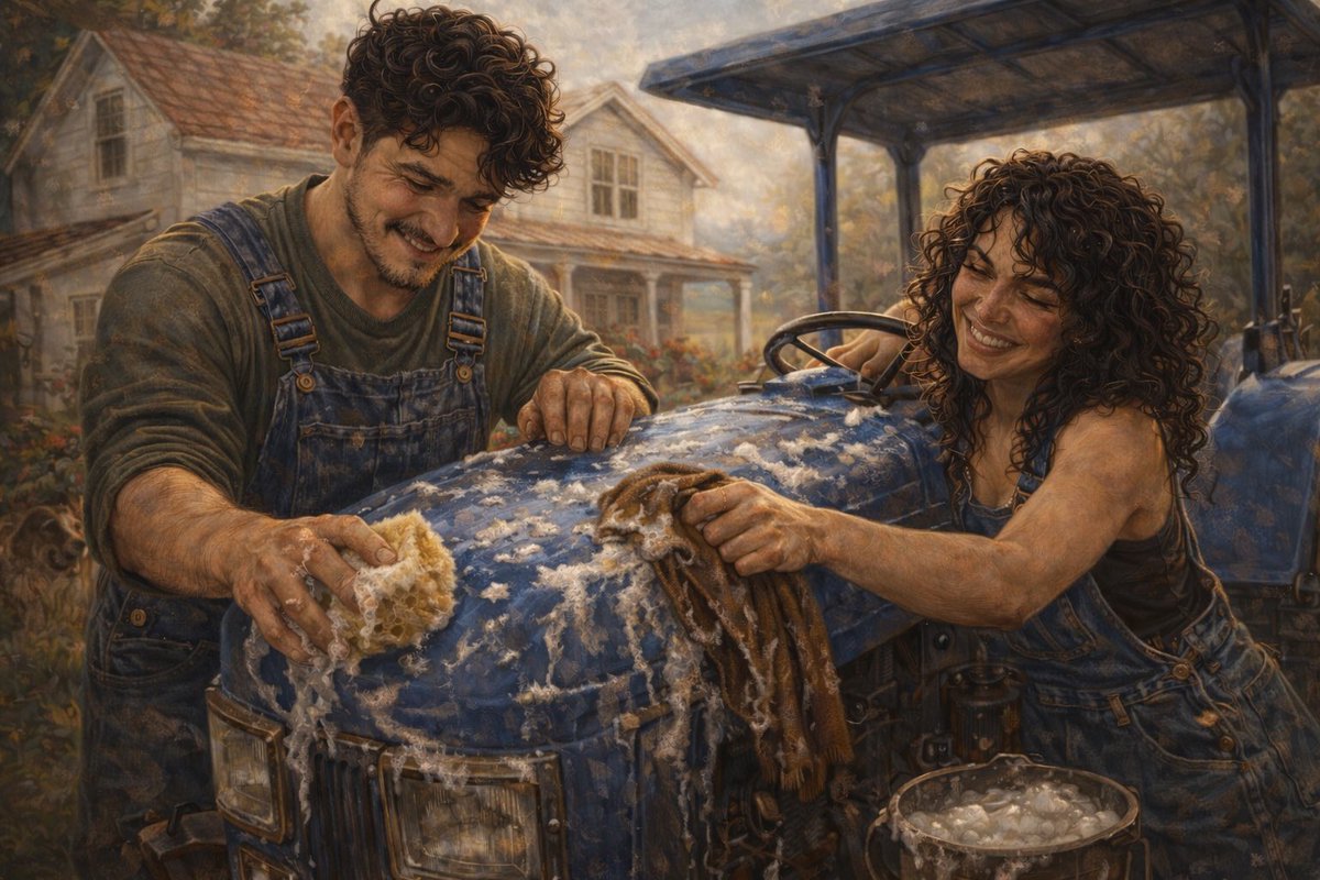aipremade's tweet photo. #farmlife #aigenerated #romantic #love https://t.co/bs49BTfUx0