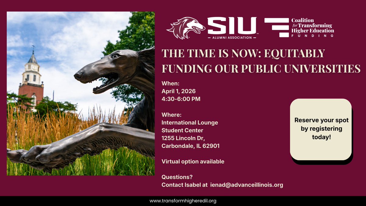 Coalition for Transforming Higher Ed Funding tweet media