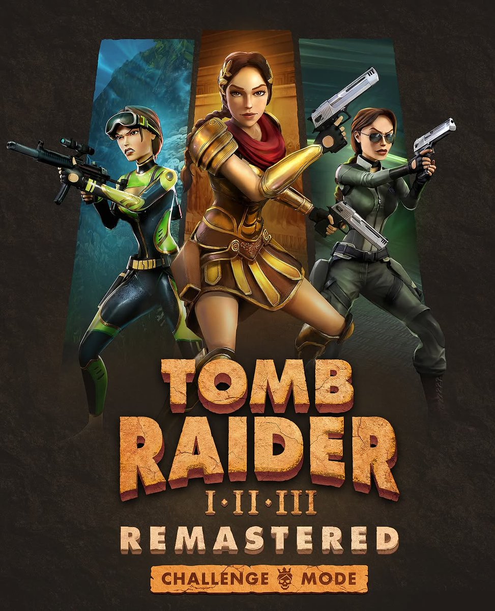 LarasFridge's tweet photo. 🎉New Update just dropped for Tomb Raider I-III Remastered!

🎮Comes with New Outfits, a completely New Challenge Mode, 15 More Achievements and a new release for Nintendo Switch 2, iOS and Android!

https://t.co/S1h81uu7pi https://t.co/7nHEwoR3Yt